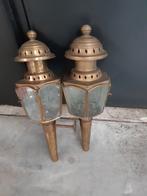 2 stuks antieke koetslampen in zeer mooie staat, Antiek en Kunst, Antiek | Lampen, Ophalen of Verzenden
