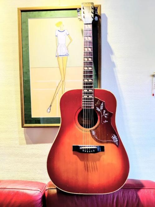 Granada acoustic guitar  jaren 70 ., Muziek en Instrumenten, Snaarinstrumenten | Gitaren | Akoestisch, Gebruikt, Klassieke of Spaanse gitaar