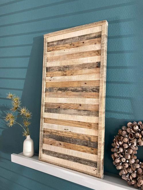 Moderne Houten Wanddecoratie Decoratie NIEUW, Huis en Inrichting, Woonaccessoires | Wanddecoraties, Nieuw, Ophalen of Verzenden