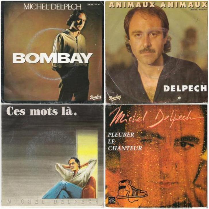 MICHEL DELPECH - PAKKET!, Cd's en Dvd's, Vinyl Singles, Zo goed als nieuw, Single, Pop, 7 inch, Ophalen of Verzenden