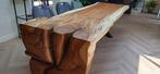 SUAR HOUT I BOOMSTAM TAFEL I EETTAFEL I OP MAAT GEMAAKT I, Eikenhout, Ophalen of Verzenden, 75 cm of meer, Rechthoekig