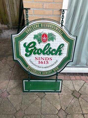 Grolsch uithangbord beschikbaar voor biedingen