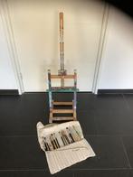 Tafel ezeltje met penselen, Ophalen of Verzenden, Zo goed als nieuw, Ezel