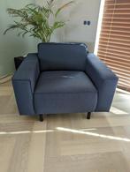 Blauwe fauteuil (Inhouse), Gebruikt, Stof, 75 tot 100 cm, 100 tot 125 cm