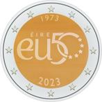 2 EURO IERLAND 2023 50 JAAR LID EU BIJ JOHN, Postzegels en Munten, Munten | Europa | Euromunten, 2 euro, Ierland, Losse munt, Verzenden