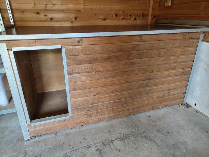 geisoleerd hondenhok voor buiten, Dieren en Toebehoren, Hondenhokken, Gebruikt, Hondenhok, 65 tot 100 cm, 110 cm of meer, Ophalen