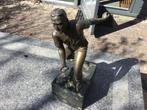 Bronzen Beeld van een Sportman, Antiek en Kunst, Kunst | Beelden en Houtsnijwerken, Ophalen of Verzenden