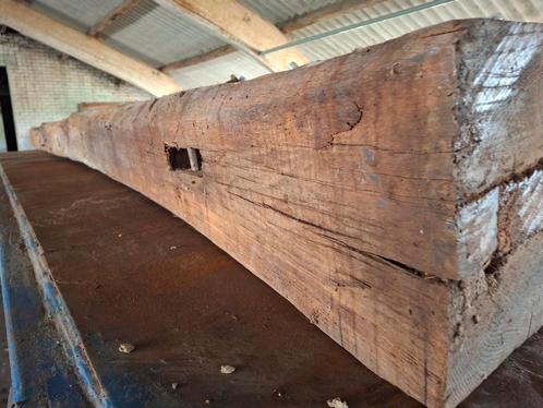 Eiken gebinten/ sporen/ bint constructie, Doe-het-zelf en Verbouw, Hout en Planken, Gebruikt, Balk, Eiken, 300 cm of meer, 50 mm of meer