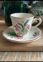 Sale Frans puntgaaf theekopje luneville, Antiek en Kunst, Antiek | Servies los, Ophalen of Verzenden