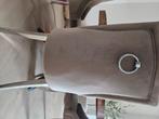 4 Metropolitan luxury eetstoelen, Huis en Inrichting, Stoelen, Ophalen, Gebruikt, Bruin, Stof