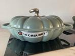 Le creuset 28 cm sea salt pompoen campagnard, nieuw, Gietijzer, Nieuw, Ophalen of Verzenden, Keramische plaat