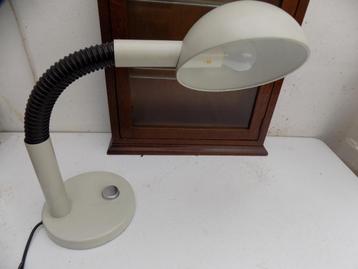 Bureaulamp 1970 Hillebrand metaal wit vintage retro beschikbaar voor biedingen