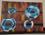 Abstract Acryl Schilderij op Canvas, Ophalen of Verzenden