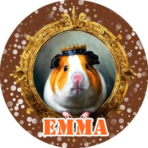LF1241 icing frosting cavia 20cm eetbare taart plaat print, Hobby en Vrije tijd, Taarten en Cupcakes maken, Nieuw, Versiering