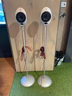 KEF Eitjes HTS2001 speakers, Ophalen, Gebruikt, Metaal, Minder dan 100 cm