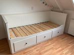 Ikea bedbank, hemnes uitschuifbaar., Huis en Inrichting, Slaapkamer | Bedden, Ophalen, Eenpersoons, Wit, Zo goed als nieuw