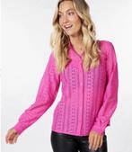 Esqualo blouse roze kant broderie maat 40, Nieuw, Maat 38/40 (M), Ophalen of Verzenden, Roze