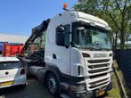 Scania R420 Haakarm oplegger Incl Autolaadkraan (bj 2012), Auto's, Vrachtwagens, Euro 5, Achterwielaandrijving, Scania, Bedrijf