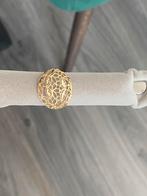 Prachtige 14 karaat gouden dames ring, 18 tot 19, Nieuw, Ophalen of Verzenden, Dame
