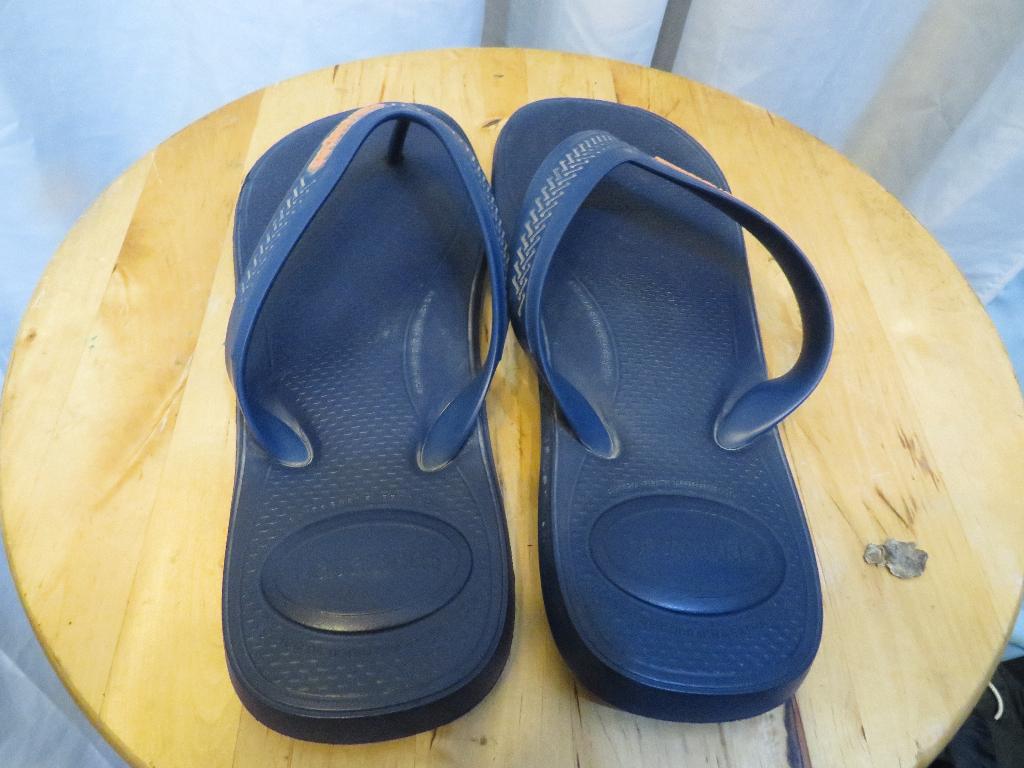 Havaianas blauwe teenslippers Top max comfort mt 43/44, Slippers, Blauw, Havaianas, Ophalen of Verzenden
