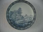 wandbord delft delftsblauw schaal boch aardewerk glazuur, Ophalen of Verzenden
