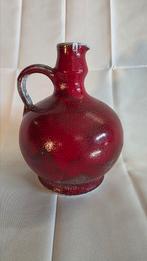 Vintage Terra West Germany Fat Lava kan/vaas – rood glazuur, Aardewerk of Porselein, Ophalen of Verzenden, Zo goed als nieuw, Minder dan 50 cm