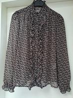 Guts & Gusto dames blouse maat S, zwart/roze,100% polyester, Guts & Gusto, Zwart, Ophalen of Verzenden, Zo goed als nieuw