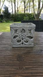 bon select bloempotje beton open motief 13,5 x 13,5 x 13,5, Vierkant, Nieuw, Beton, Tuin
