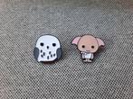 2 leuke Harry Potter pins (Dobby en Hedwig) te koop, Ophalen of Verzenden, Nieuw, Overige onderwerpen, Speldje of Pin