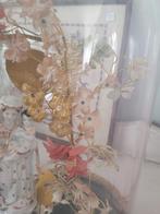 Antieke stolp met bloemen boog foto 1 t/m 4, Ophalen, Heikant 21 Kaatsheuvel, Belle Vieille Brocante, Zo goed als nieuw
