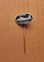 Fokker Friendship.  20mm x 12.5mm oval ., Verzenden, Gebruikt, Transport, Speldje of Pin