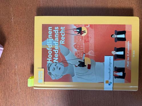 Hoofdlijnen Nederlands Recht - 12e druk, Boeken, Studieboeken en Cursussen, Zo goed als nieuw, HBO, Gamma, Ophalen of Verzenden