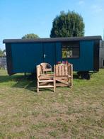 Tinyhouse atelier kantoor werkruimte pipowagen  6.15x240, Ophalen, Zo goed als nieuw, Hout, 3 ramen of meer