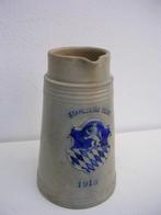 Antieke keulse kruik schenkkan vaas uit 1913 Stahlberg (D.), Gebruikt, Overige kleuren, Aardewerk of Porselein, Ophalen of Verzenden
