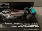 ✅ George Russell 1:43 Bahrain GP 2022 Mercedes W13 F1, Ophalen of Verzenden, Nieuw, Formule 1