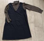 Donkerblauwe jurk Maat XL, Kleding | Dames, Maat 42/44 (L), Zo goed als nieuw, Knielengte, Diega