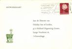 Holiday Inn, s-Gravenhage - 04.1968 - antwoordkaart, Postzegels en Munten, Brieven en Enveloppen | Nederland, Ophalen of Verzenden