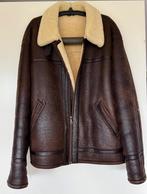 MC Gregor Vintage lammycoat jas (100% lamb leather) mt56, Bruin, McGregor, Maat 56/58 (XL), Ophalen of Verzenden