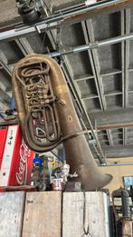 Tuba antiek, Muziek en Instrumenten, Blaasinstrumenten | Tuba's, Ophalen, Gebruikt