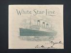 Officiele Brief, White Star Line, R.M.S. Majestic, 1926, Verzamelen, Scheepvaart, Ophalen of Verzenden, Motorboot, Kaart, Foto of Prent