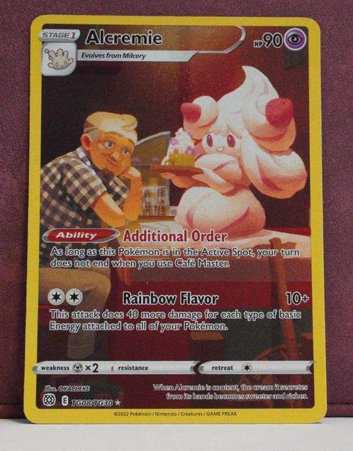 Alcremie Gallery Art TG08-TG30 Brilliant Stars Pokémon Kaart, Hobby en Vrije tijd, Verzamelkaartspellen | Pokémon, Nieuw, Losse kaart