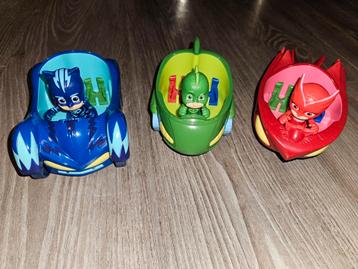 Set van 3 - PJ Masks Figuren met Voertuigen beschikbaar voor biedingen