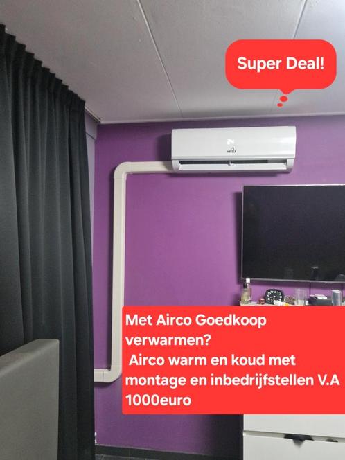 Airco montage# airco stek monteur, Audio, Tv en Foto, Beamers, Zo goed als nieuw, Ophalen of Verzenden