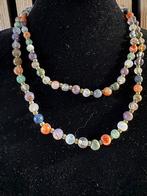 Vintage ketting met verschillende kralen, Sieraden, Tassen en Uiterlijk, Kettingen, Overige kleuren, Verzenden, Allerlei, Zo goed als nieuw