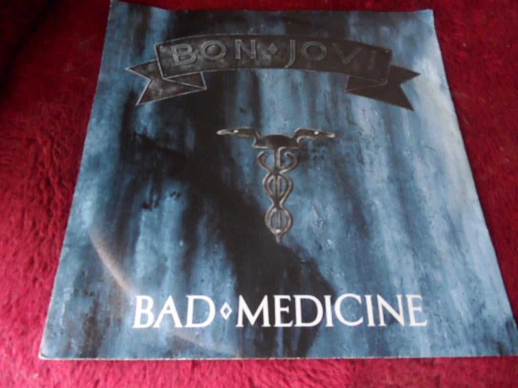 Bon Jovi - Bad Medicine, Cd's en Dvd's, Vinyl Singles, 7 inch, Single, Ophalen of Verzenden, Zo goed als nieuw