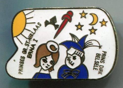 Prins Dirk en Princes Erna 1 email carnaval broche ( N_212 ), Verzamelen, Speldjes, Pins en Buttons, Nieuw, Speldje of Pin, Stad of Land
