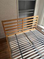 IKEA Tarva Bedframe + Lattenbodem, Huis en Inrichting, Slaapkamer | Bedden, Ophalen, Bruin, Tweepersoons, 140 cm