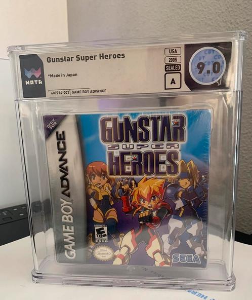 Gunstar Super Heroes GBA Sealed 9,0 WATA GRADE, Spelcomputers en Games, Games | Nintendo Game Boy, Nieuw, 1 speler, Vanaf 3 jaar