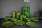 Mepal vintage retro groen buiten servies 4 personen, Caravans en Kamperen, Kampeeraccessoires, Gebruikt