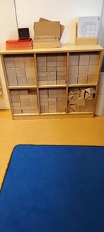 bouwhoek blokken, Kinderen en Baby's, Speelgoed | Speelkeukens, Ophalen, Gebruikt, Hout